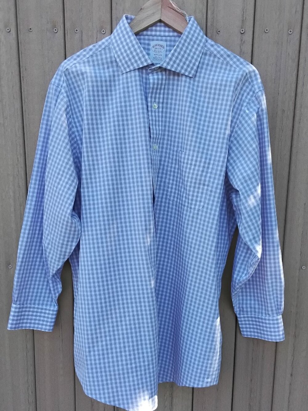 Brooks Brothers Men's Madison Shirt Size L 16 1/2-32 #1248